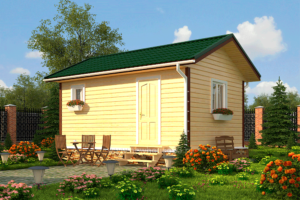 Баня из профилированного бруса 4 на 6 метров